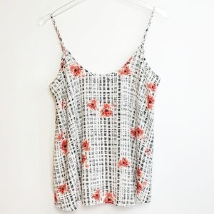 APT 9 Floral Swing Spaghetti Strap Tank Size M